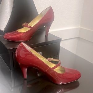 Red Patent Leather Heels